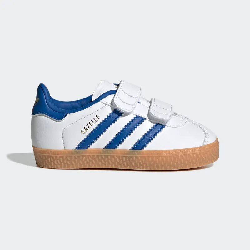 adidas Gazelle Cloud White / Blue / Gum (HP5384)