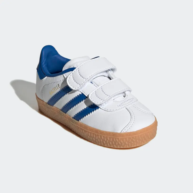 adidas Gazelle Cloud White / Blue / Gum (HP5384)