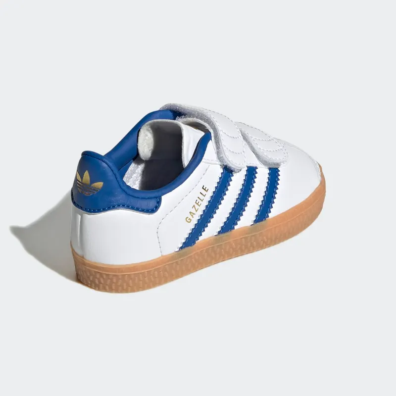 adidas Gazelle Cloud White / Blue / Gum (HP5384)
