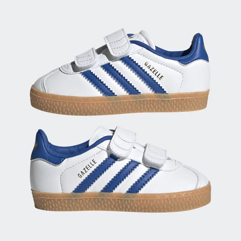 adidas Gazelle Cloud White / Blue / Gum (HP5384)