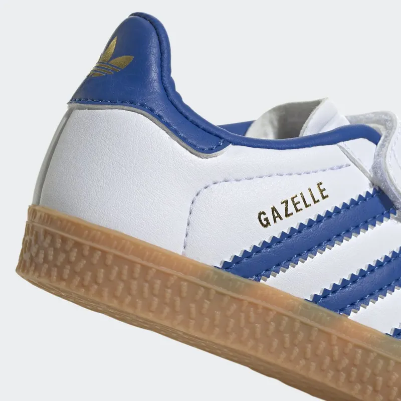 adidas Gazelle Cloud White / Blue / Gum (HP5384)