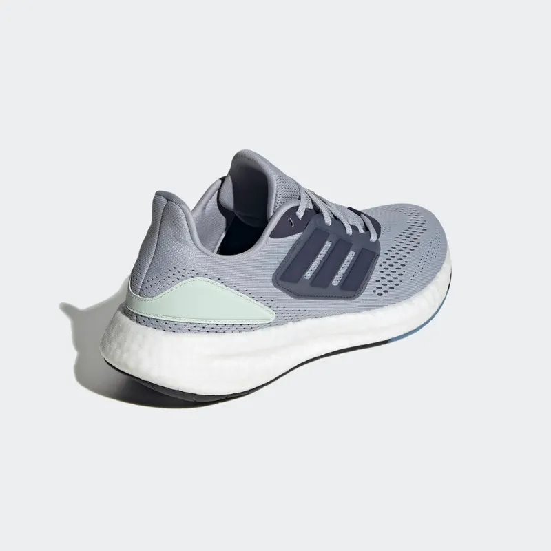adidas Pureboost 22 Halo Silver / Shadow Navy / Linen Green (HQ1451)