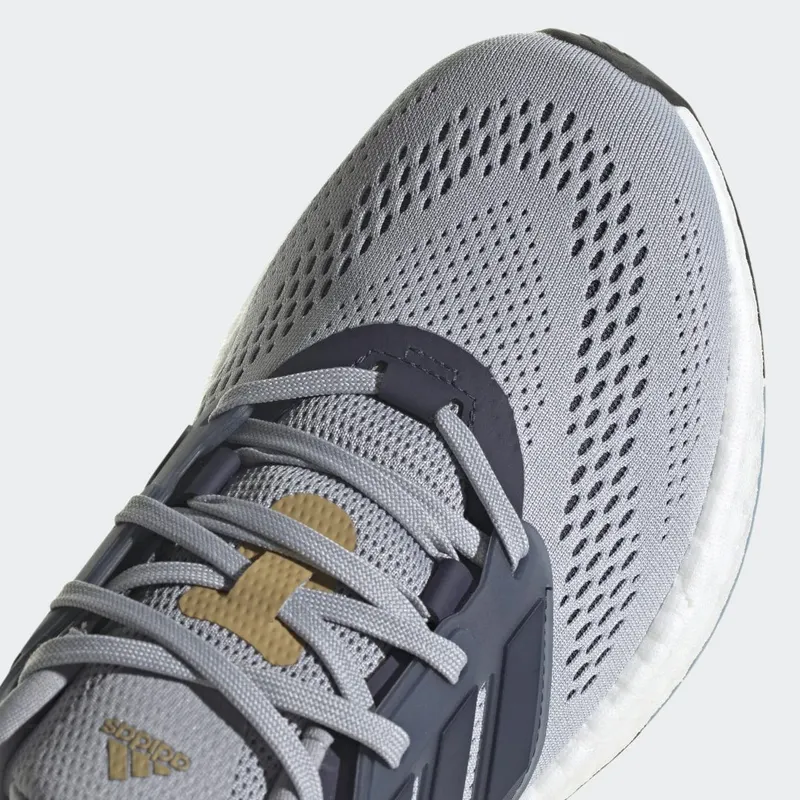 adidas Pureboost 22 Halo Silver / Shadow Navy / Linen Green (HQ1451)