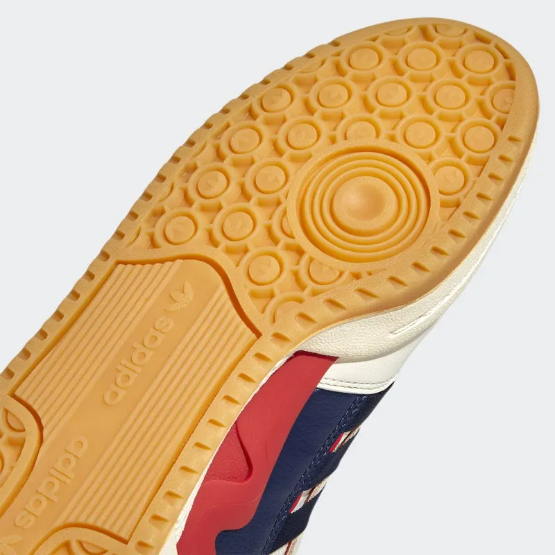 adidas Forum Exhibit Mid Off White / Collegiate Navy / Scarlet (HQ1482)
