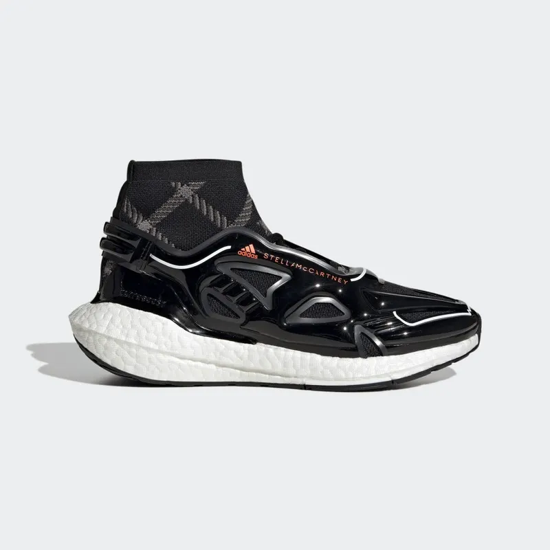 adidas adidas by Stella McCartney Ultraboost 22 Elevated Core Black / Grey Four / App Signal Orange (HQ6187)