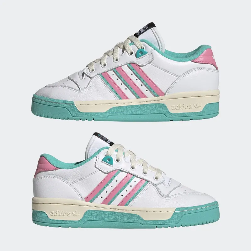 adidas Rivalry Low Cloud White / Bliss Pink / Mint Rush (HQ6877)