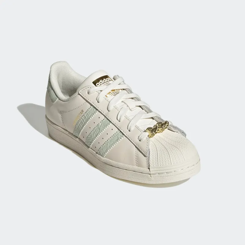 adidas Superstar Cloud White / Linen Green / Off White (HQ6963)
