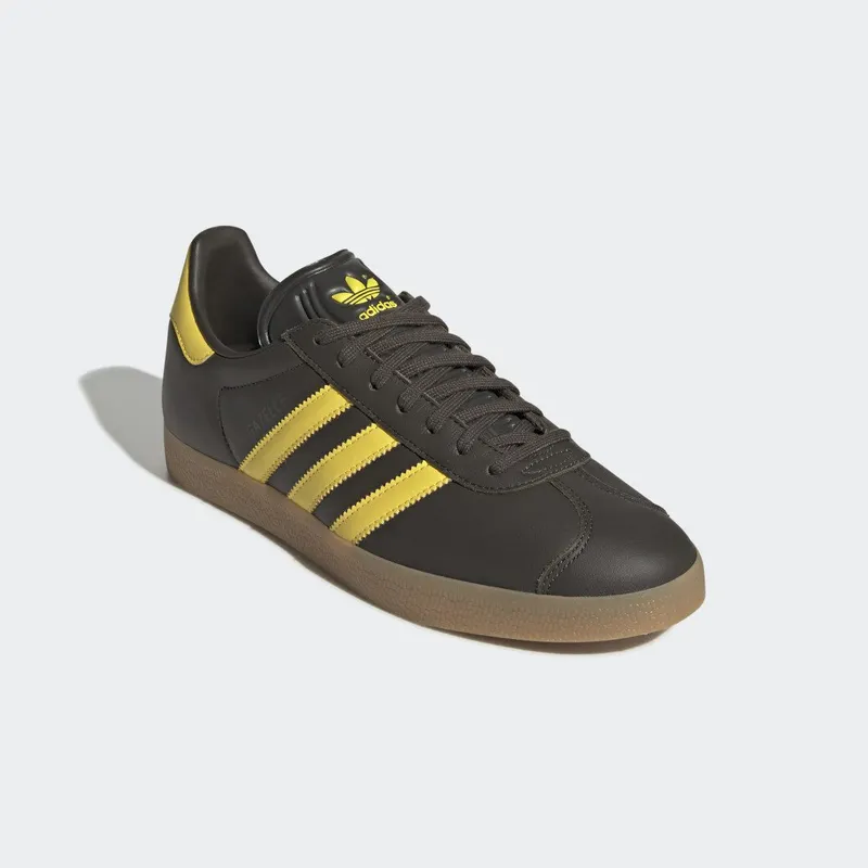 adidas Gazelle Shadow Olive / Shadow Olive / Impact Yellow (HQ9873)