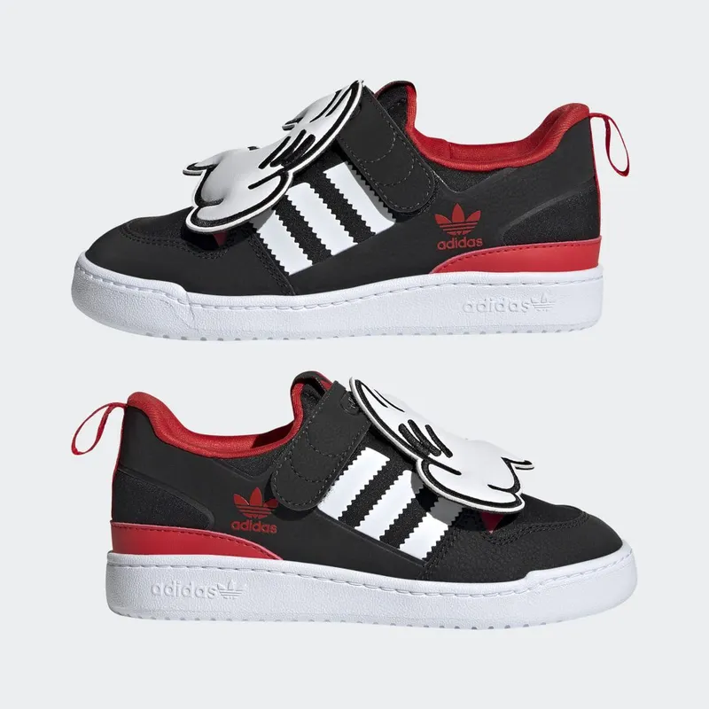 adidas Disney Forum 360 Core Black / Cloud White / Vivid Red (S29236)