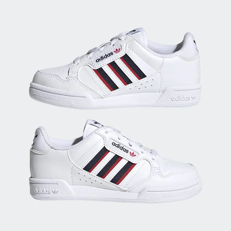 adidas Continental 80 Stripes Cloud White / Collegiate Navy / Vivid Red (S42611)