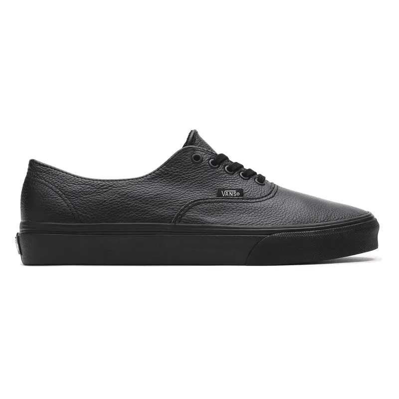 VANS Authentic Decon-schoenen Van Hoogwaardig Leer Zwart (VN00018CGKM)