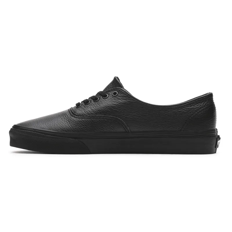VANS Authentic Decon-schoenen Van Hoogwaardig Leer Zwart (VN00018CGKM)