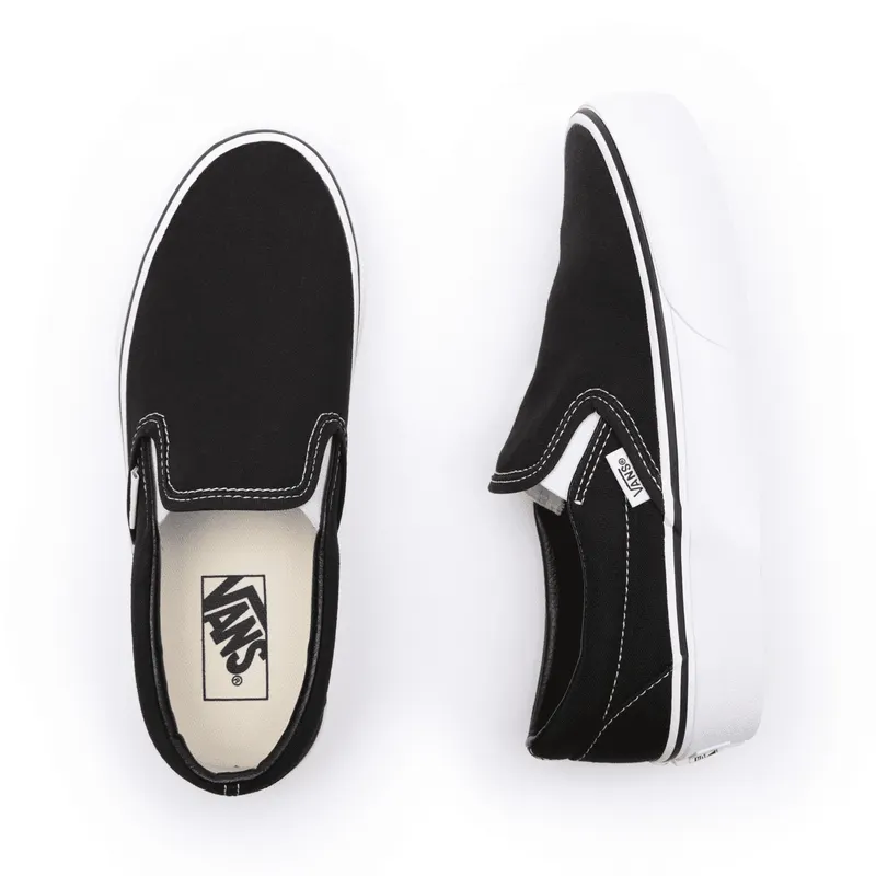 VANS Classic Slip-on Platform Schoenen Zwart (VN00018EBLK)