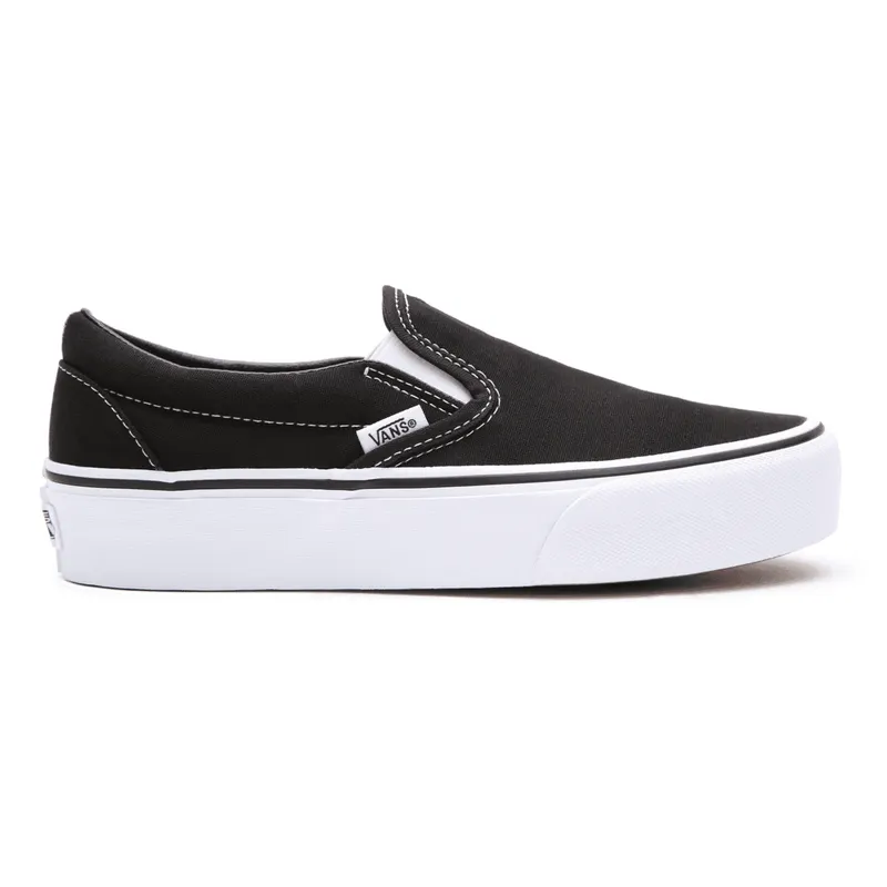 VANS Classic Slip-on Platform Schoenen Zwart (VN00018EBLK)