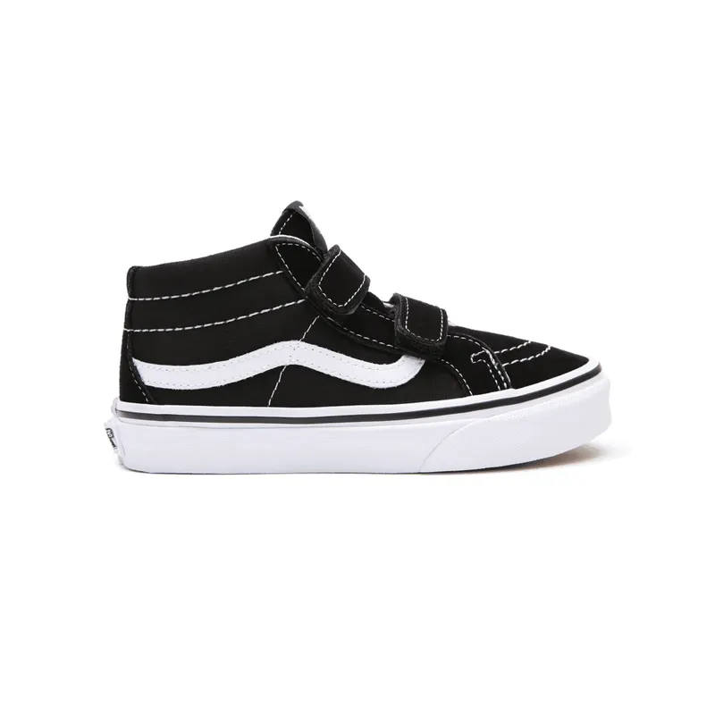 VANS Sk8-mid Reissue Velcro Kinderschoenen Zwart (VN00018T6BT)