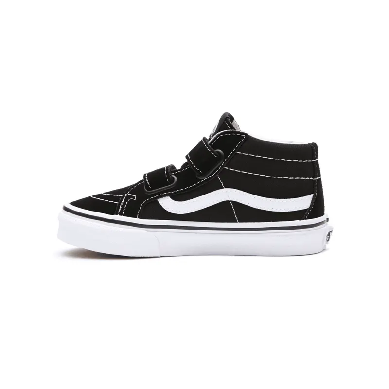 VANS Sk8-mid Reissue Velcro Kinderschoenen Zwart (VN00018T6BT)