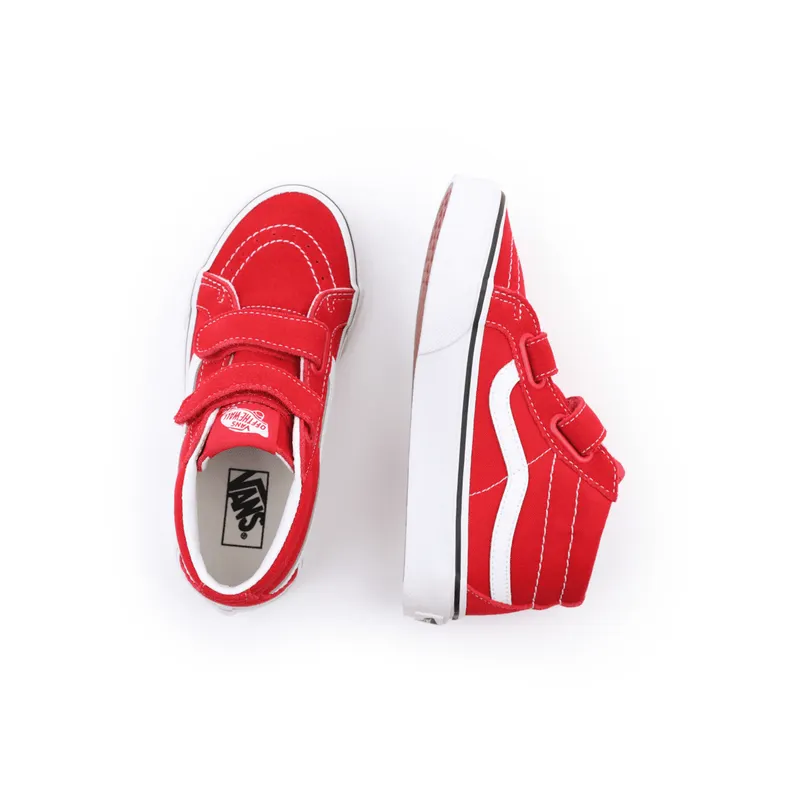 VANS Sk8-mid Reissue Velcro Kinderschoenen Rood (VN00018TH1N)