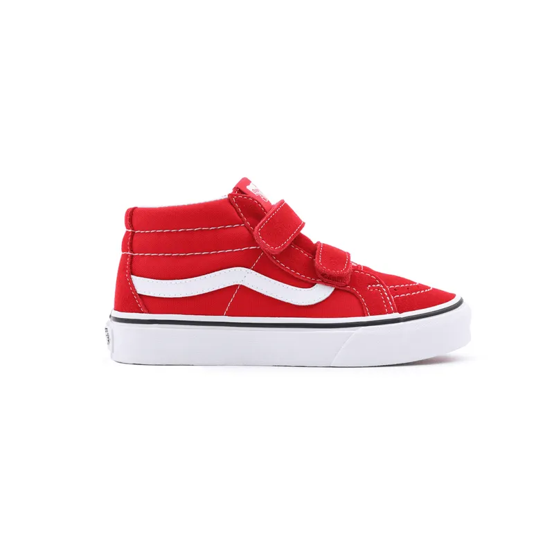 VANS Sk8-mid Reissue Velcro Kinderschoenen Rood (VN00018TH1N)