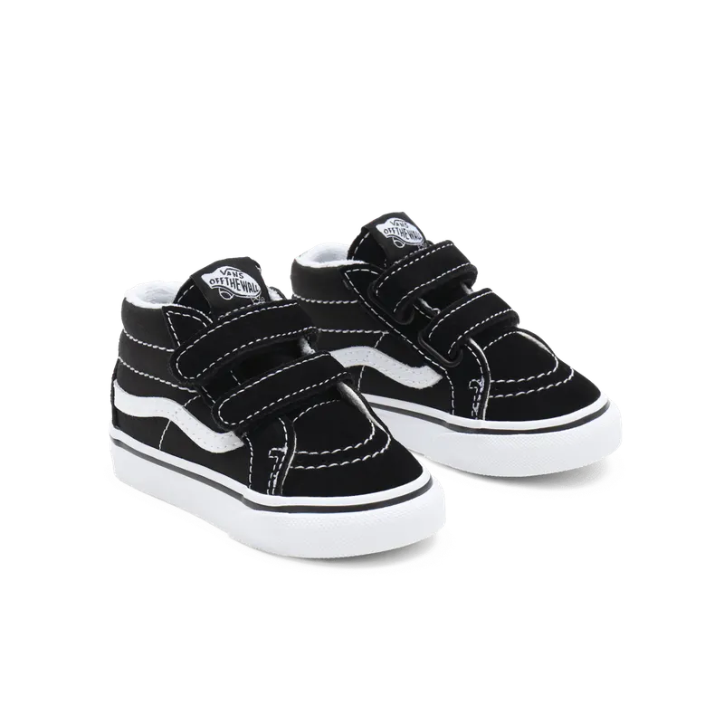 VANS Sk8-mid Reissue Velcro Peuterschoen Zwart (VN00018W6BT)