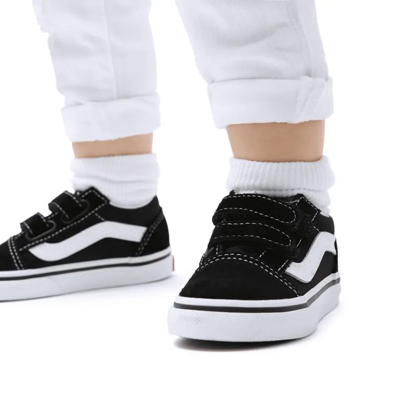VANS Old Skool Velcro Zwart (VN000D3YBLK)