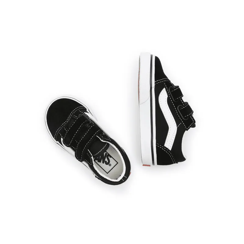 VANS Old Skool Velcro Zwart (VN000D3YBLK)