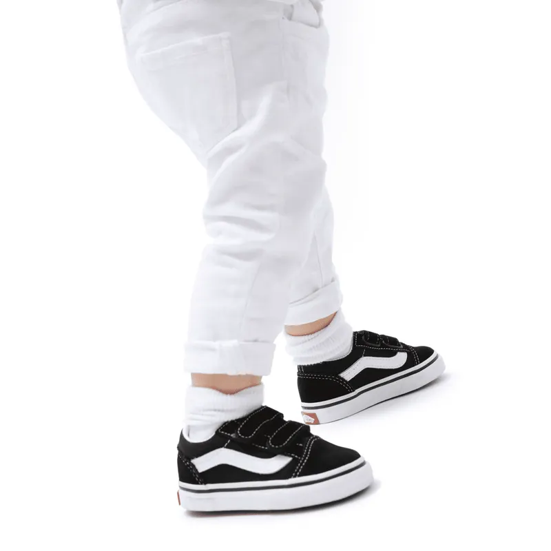 VANS Old Skool Velcro Zwart (VN000D3YBLK)