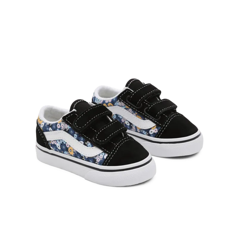 VANS Floral Old Skool Velcro Zwart (VN000D3YFF1)
