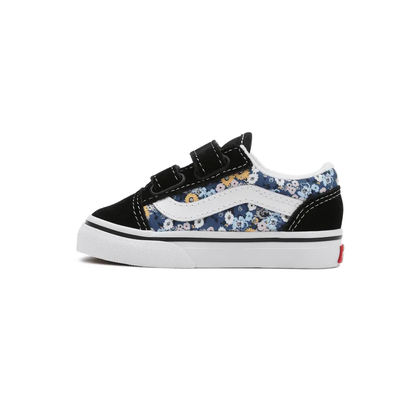 VANS Floral Old Skool Velcro Zwart (VN000D3YFF1)