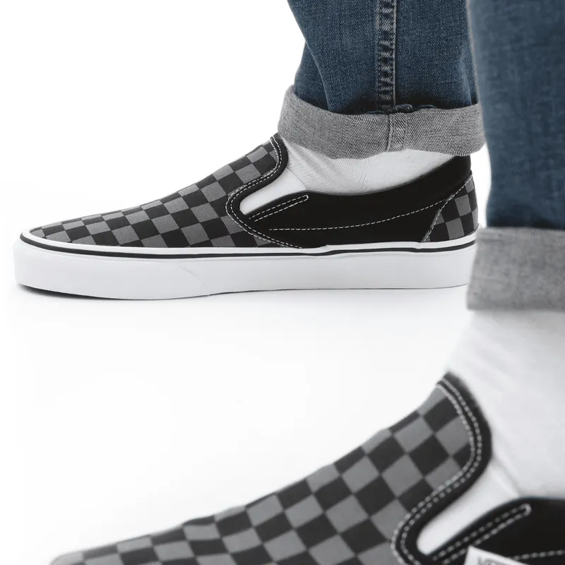 VANS Checkerboard Classic Slip-on Zwart (VN000EYEBPJ)