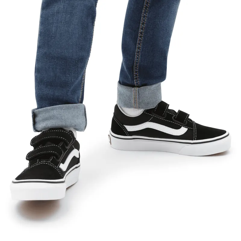 VANS Old Skool Kinderschoenen Zwart (VN000VHE6BT)