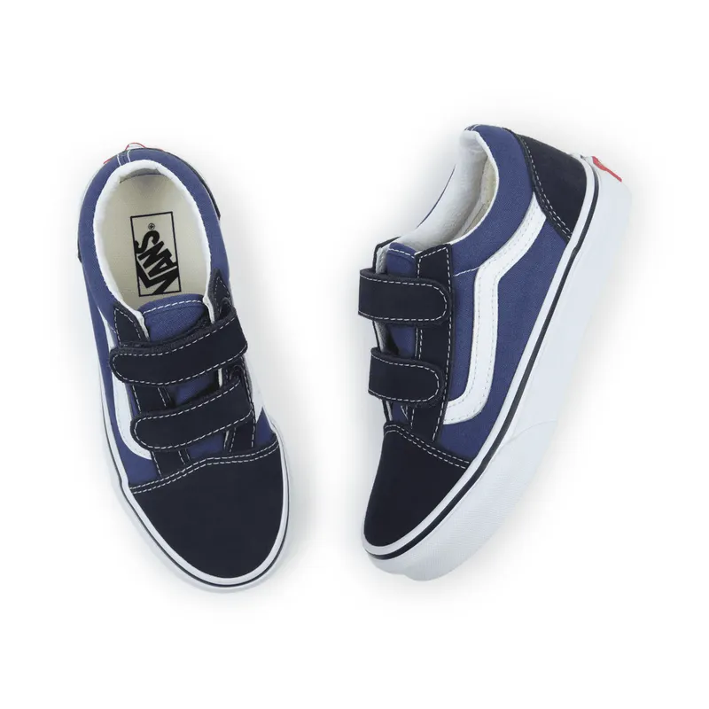 VANS Old Skool Velcro Kinderschoenen Navy (VN000VHENWD)