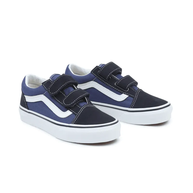 VANS Old Skool Velcro Kinderschoenen Navy (VN000VHENWD)