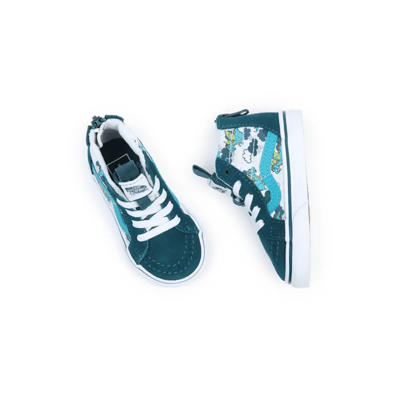 VANS Sk8-hi Zip Voor Peuters Blauw (VN000XG560Q)