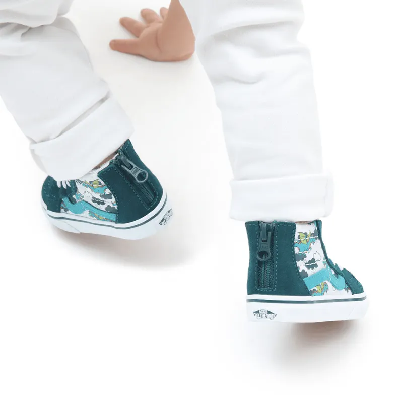 VANS Sk8-hi Zip Voor Peuters Blauw (VN000XG560Q)