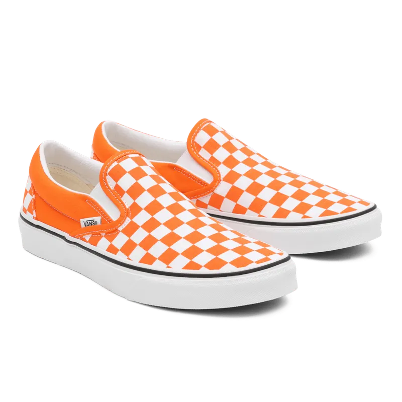 VANS Checkerboard Classic Slip-on Oranje (VN000XG8AZZ)