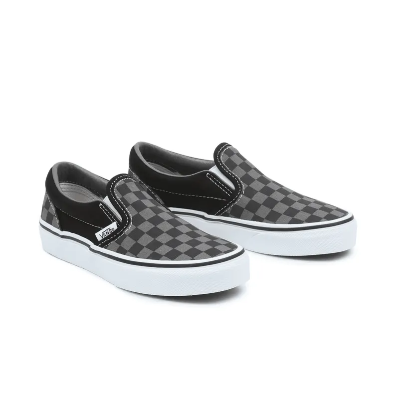 VANS Checkerboard Classic Slip-on Kinderschoenen Zwart (VN000ZBUEO0)