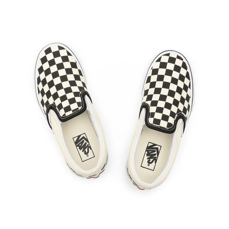 VANS Checkerboard Classic Slip-on Kinderschoenen Zwart (VN000ZBUEO1)