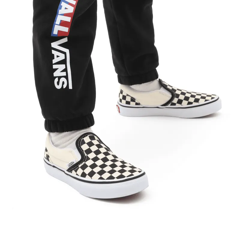 VANS Checkerboard Classic Slip-on Kinderschoenen Zwart (VN000ZBUEO1)