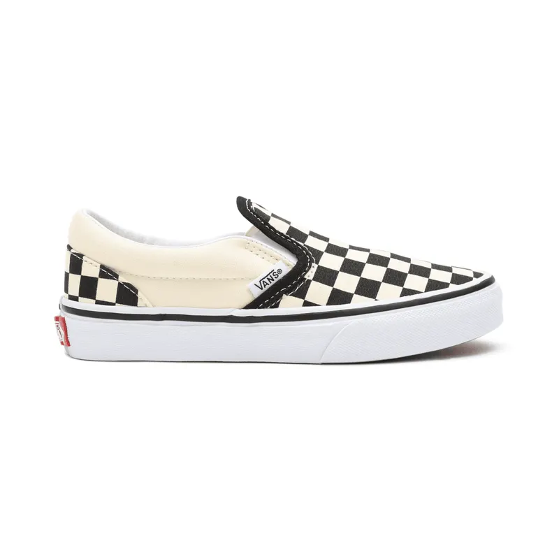 VANS Checkerboard Classic Slip-on Kinderschoenen Zwart (VN000ZBUEO1)