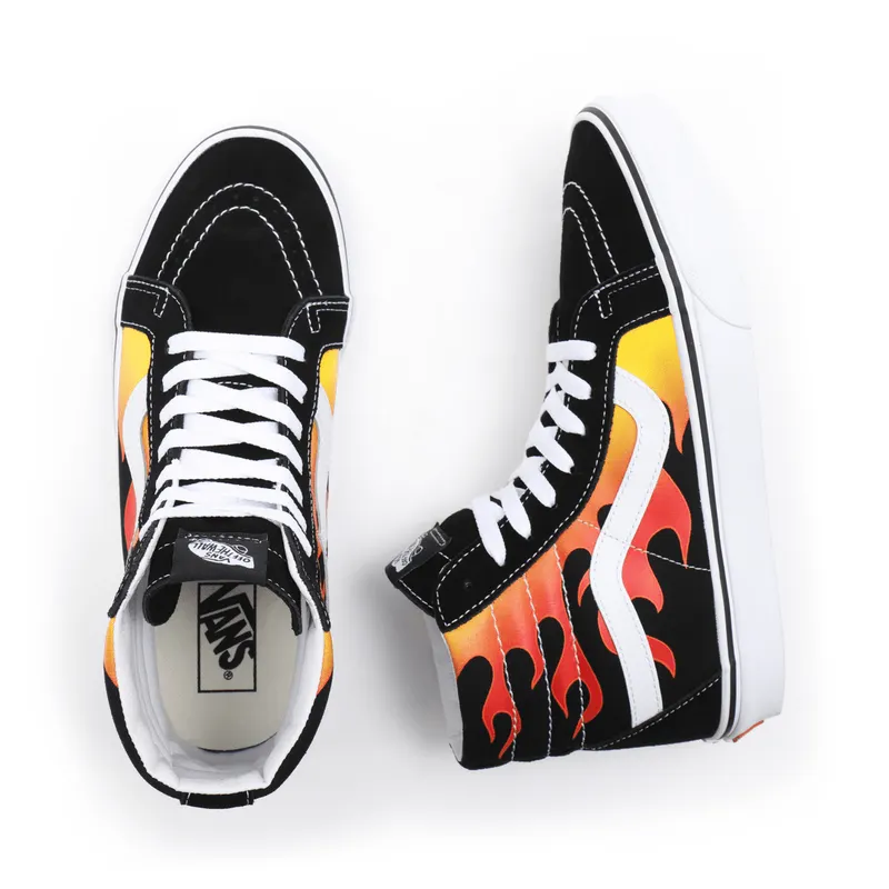 VANS Flame Sk8-hi Reissue Zwart (VN0A2XSBPHN)