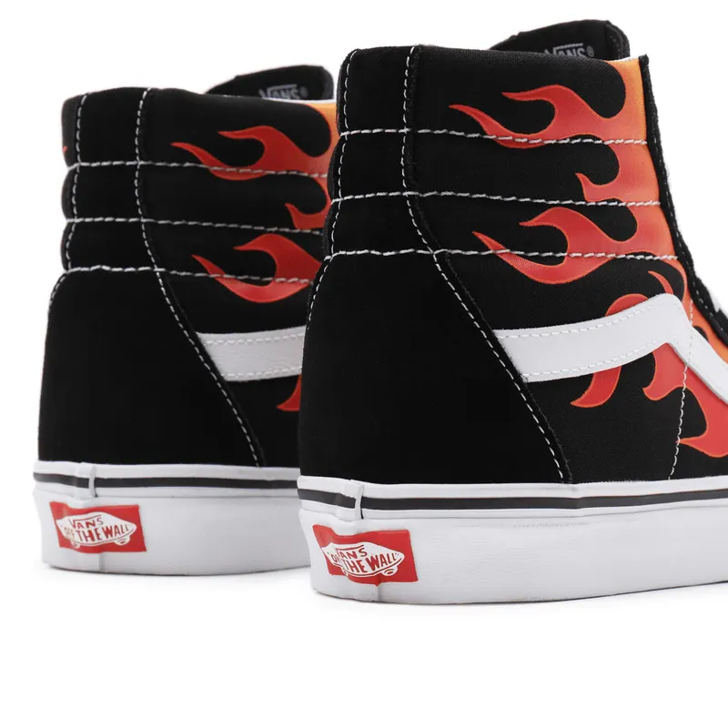 VANS Flame Sk8-hi Reissue Zwart (VN0A2XSBPHN)