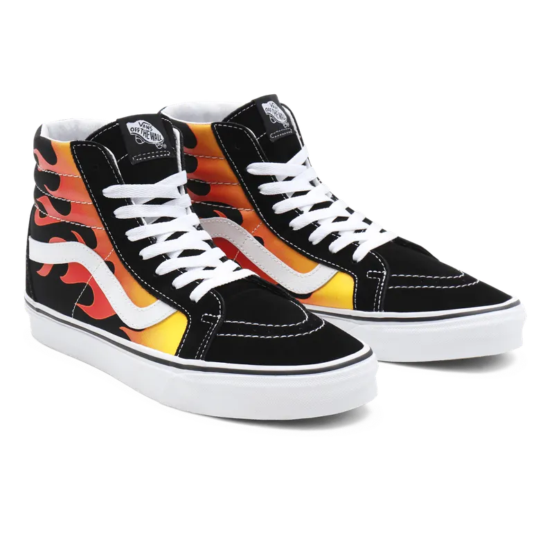 VANS Flame Sk8-hi Reissue Zwart (VN0A2XSBPHN)