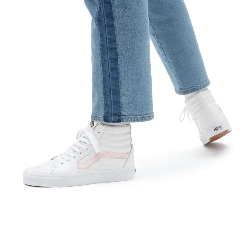 VANS Velvet Sidestripe Sk8-hi Wit (VN0A32QG9XL)