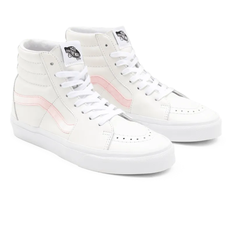VANS Velvet Sidestripe Sk8-hi Wit (VN0A32QG9XL)