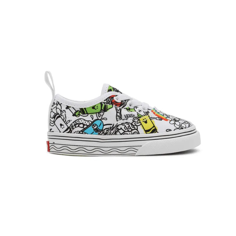 VANS Vans X Crayola Authentic Met Elastische Veters Voor Peuters Wit (VN0A34A1ARE)