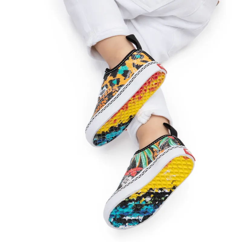 VANS Vans X Crayola Authentic Met Elastische Veters Voor Peuters Multicolour (VN0A34A1ARF)