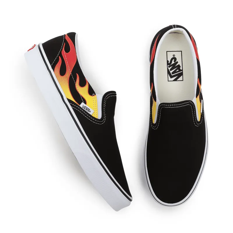 VANS Flame Classic Slip-on Zwart (VN0A38F7PHN)