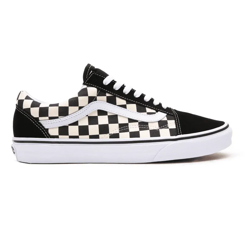 VANS Primary Check Old Skool Zwart (VN0A38G1P0S)