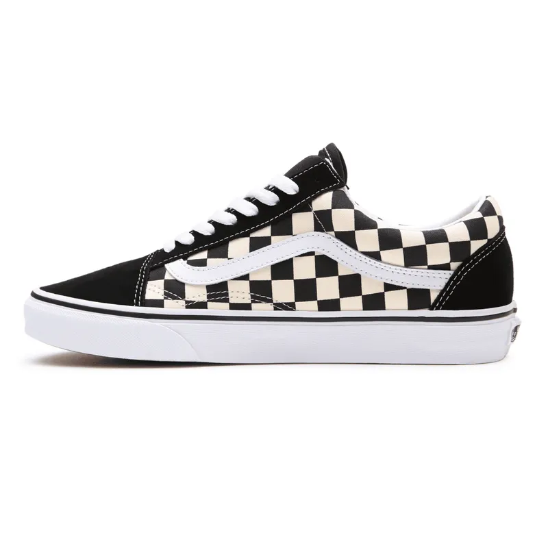 VANS Primary Check Old Skool Zwart (VN0A38G1P0S)
