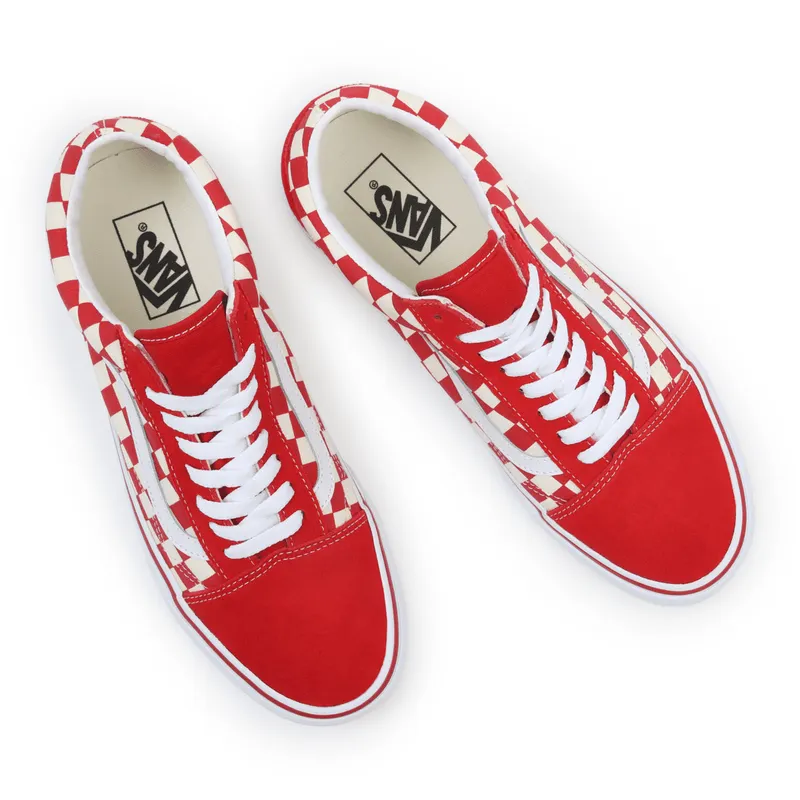 VANS Primary Check Old Skool Rood (VN0A38G1P0T)